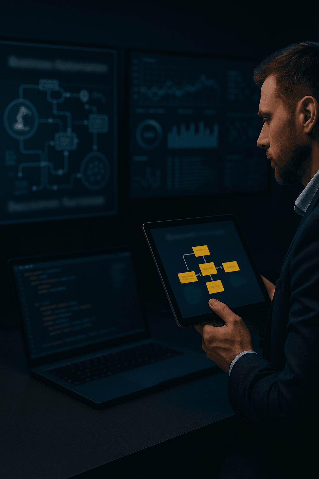 Abstract representation of business automation